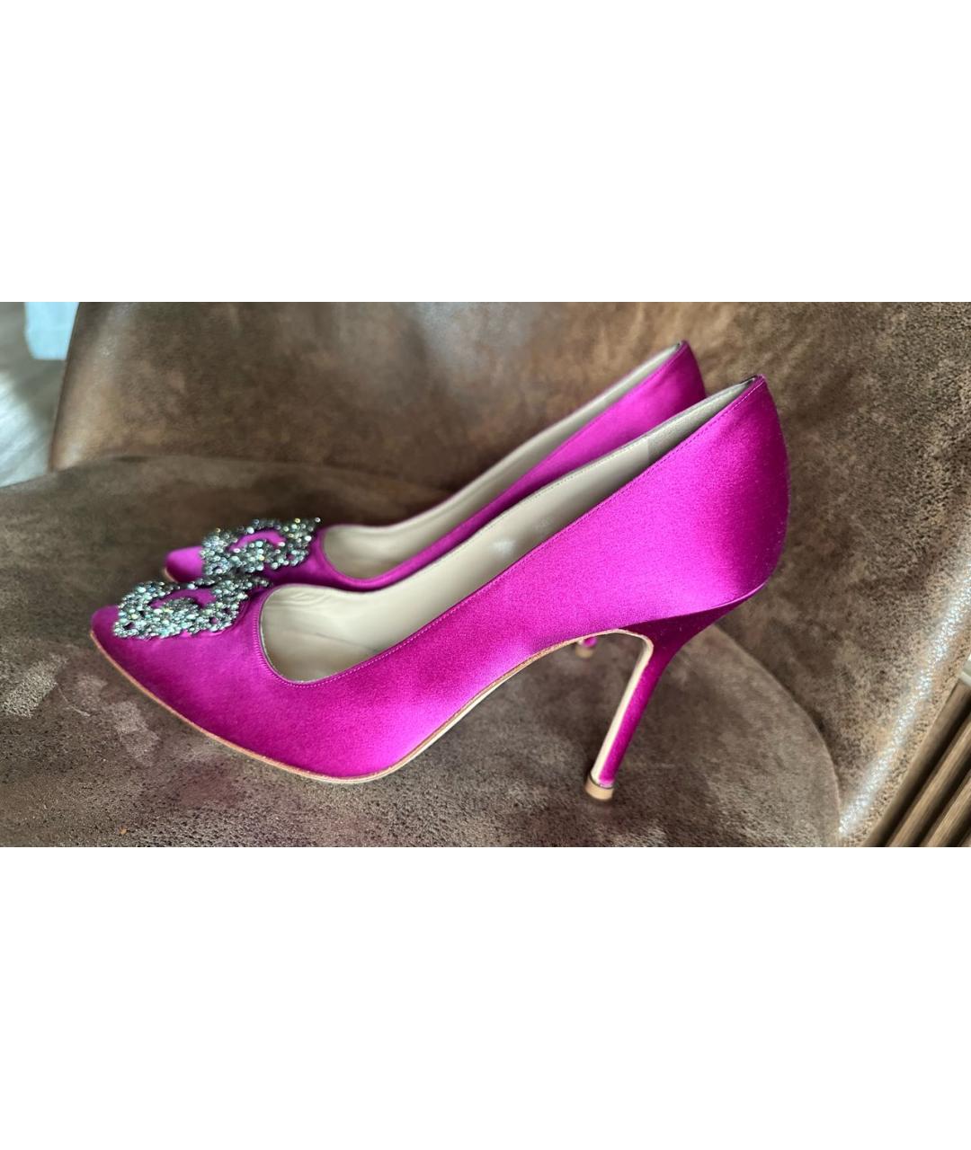 MANOLO BLAHNIK Фиолетовые туфли, фото 2