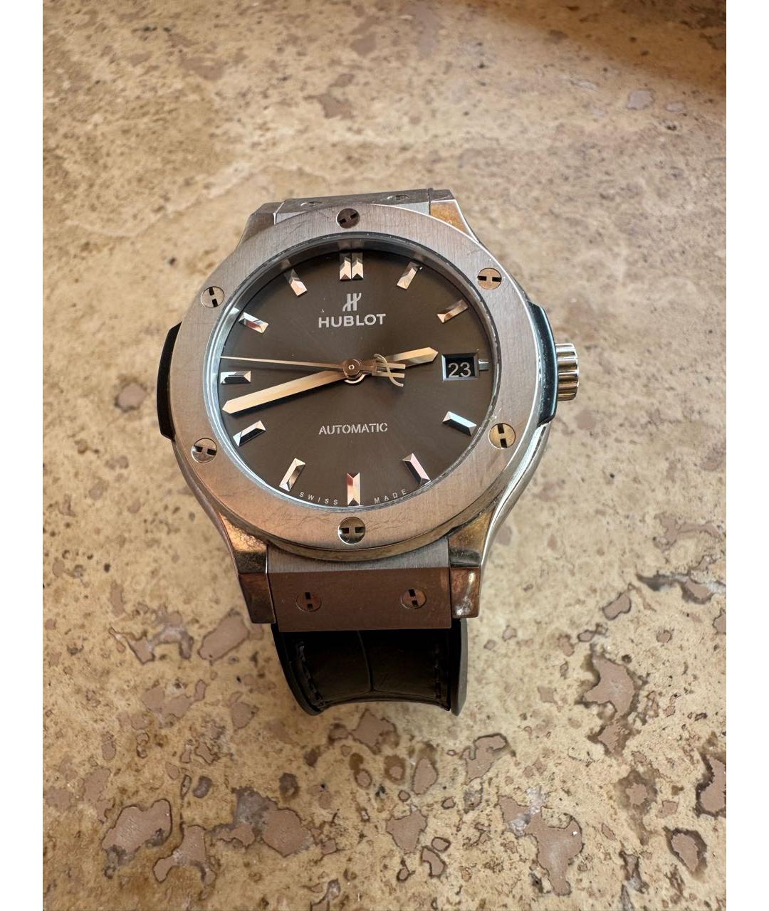 HUBLOT Темно-синие часы, фото 5