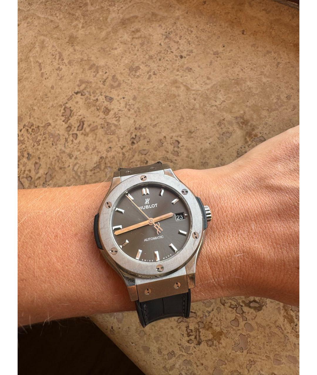 HUBLOT Темно-синие часы, фото 4