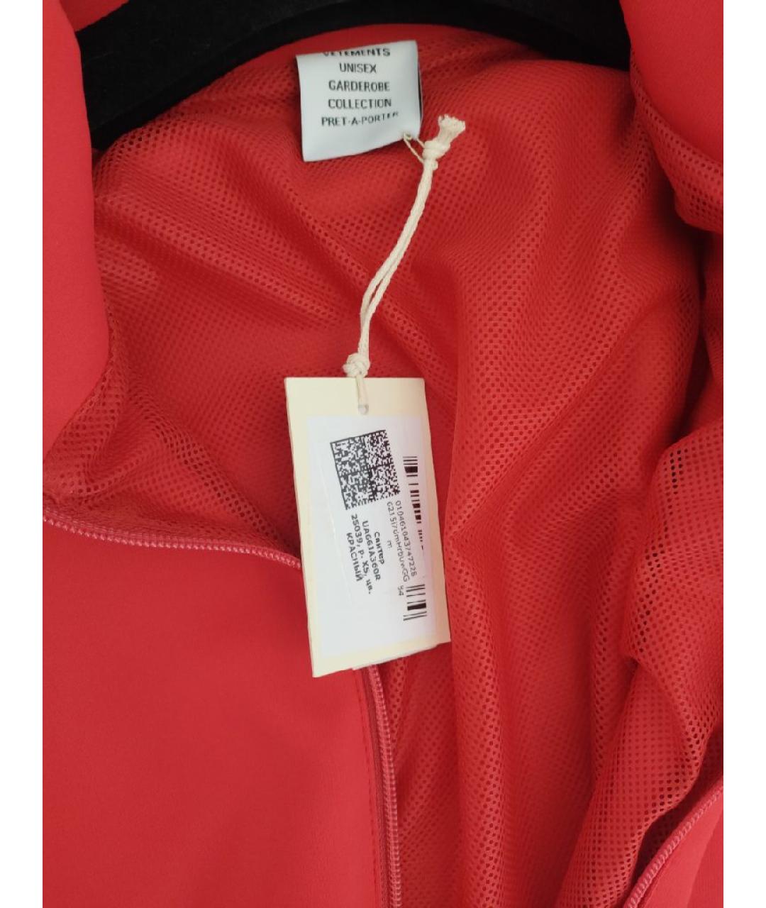 VETEMENTS Красный полиэстеровый спортивные костюмы, фото 3