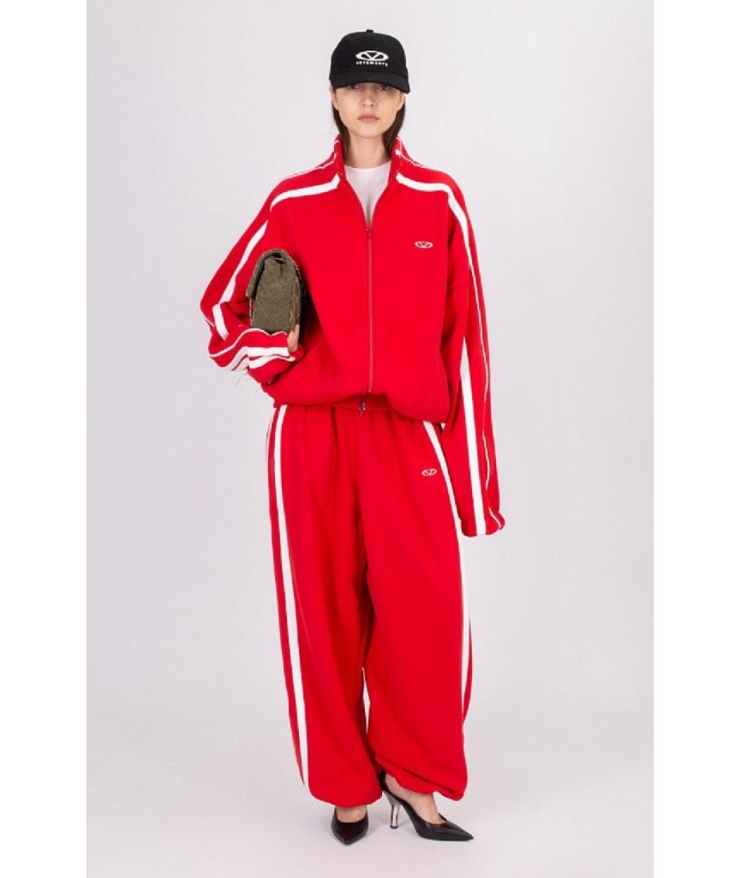 VETEMENTS Красный полиэстеровый спортивные костюмы, фото 5