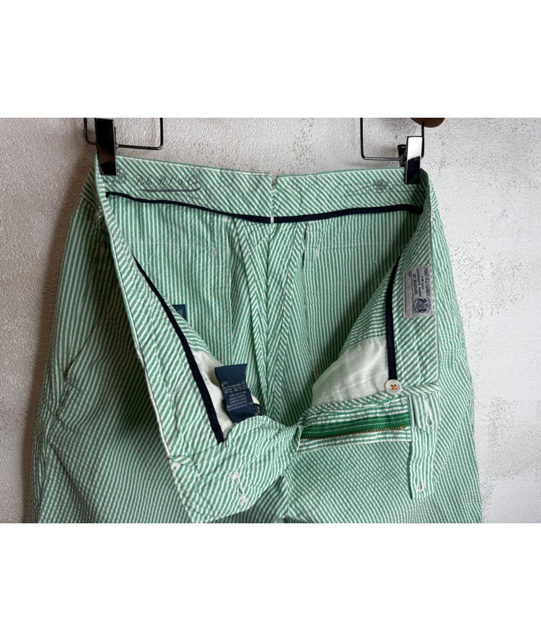 POLO RALPH LAUREN Зеленые хлопковые шорты, фото 4