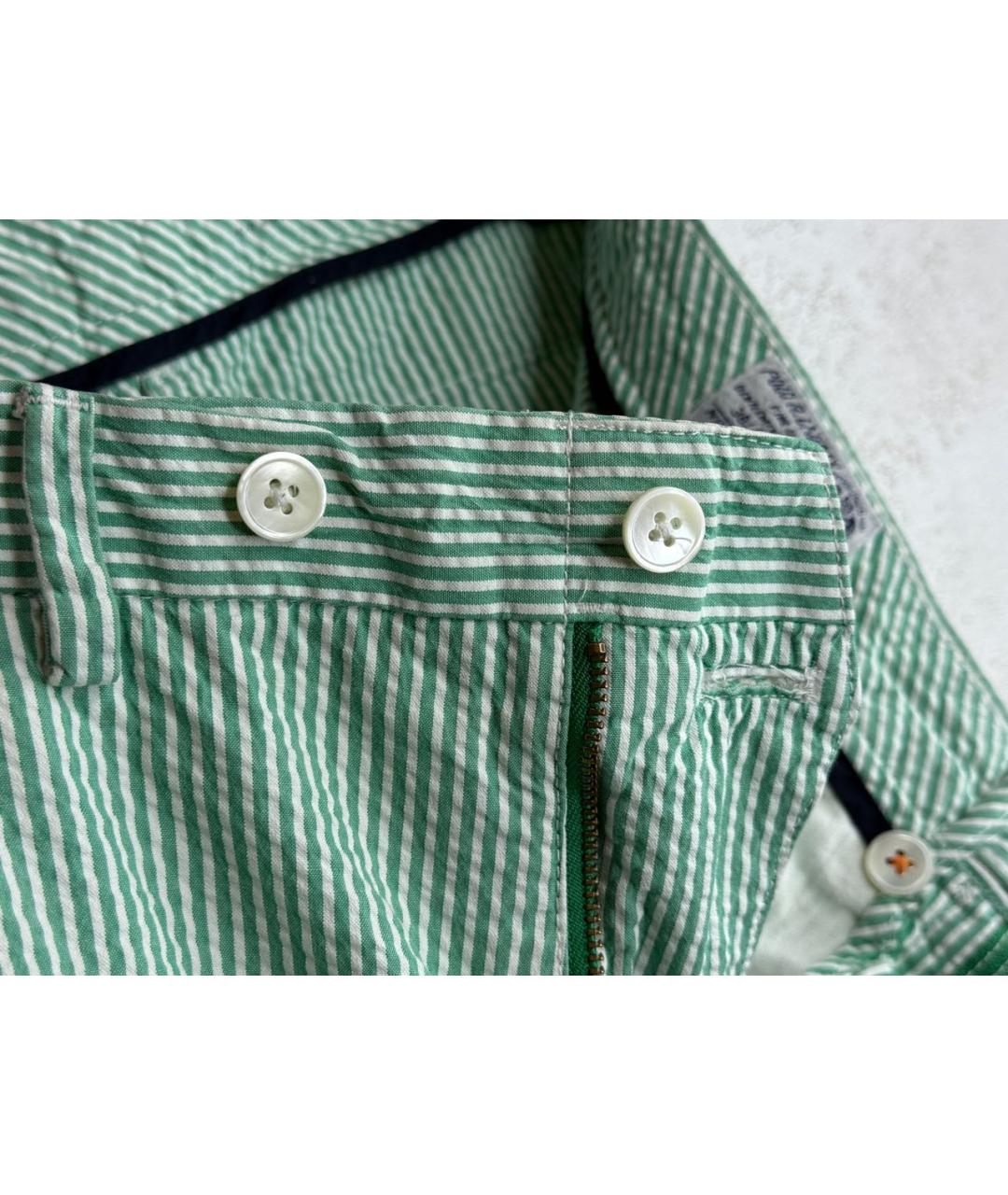 POLO RALPH LAUREN Зеленые хлопковые шорты, фото 8