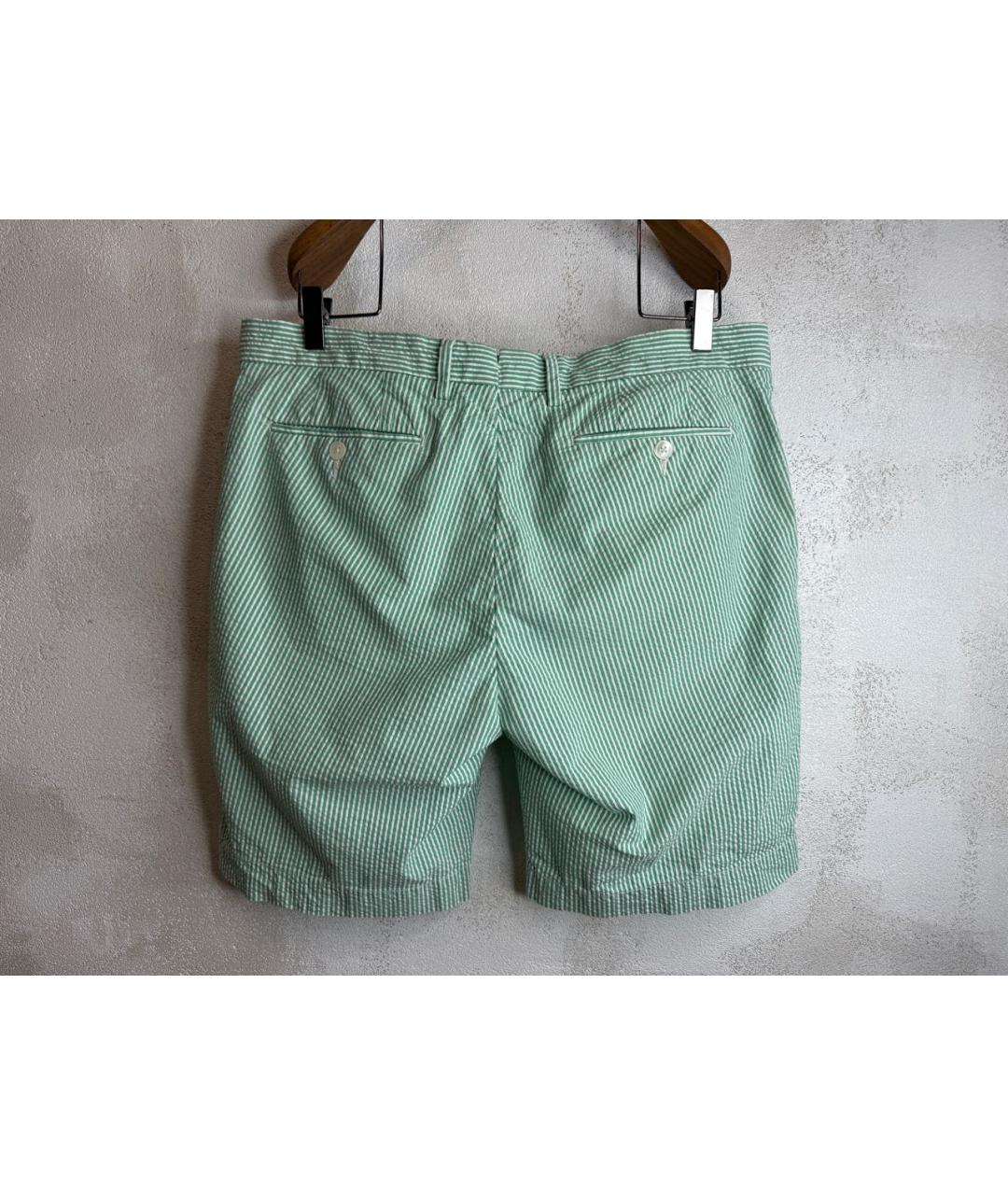 POLO RALPH LAUREN Зеленые хлопковые шорты, фото 2