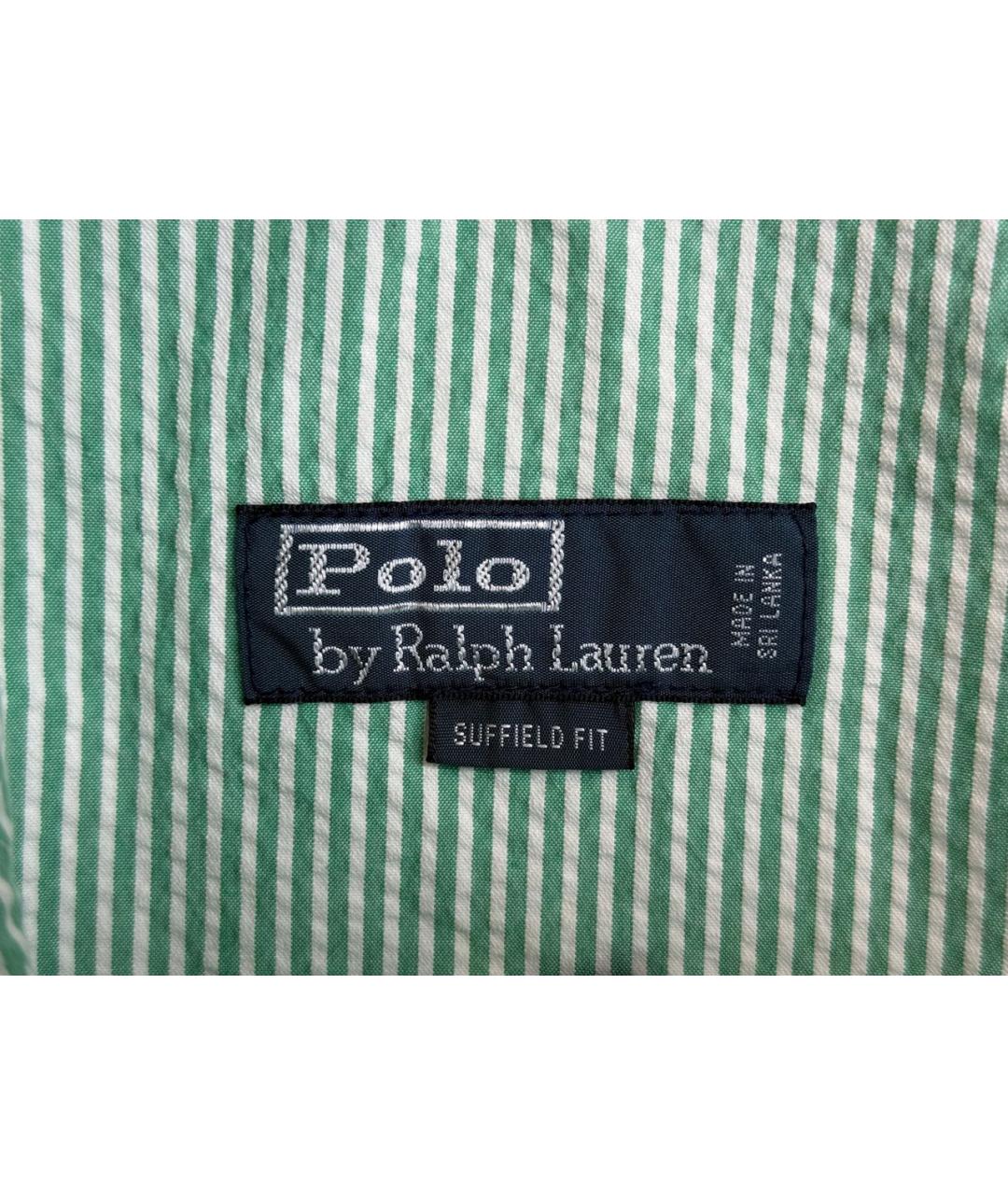 POLO RALPH LAUREN Зеленые хлопковые шорты, фото 5