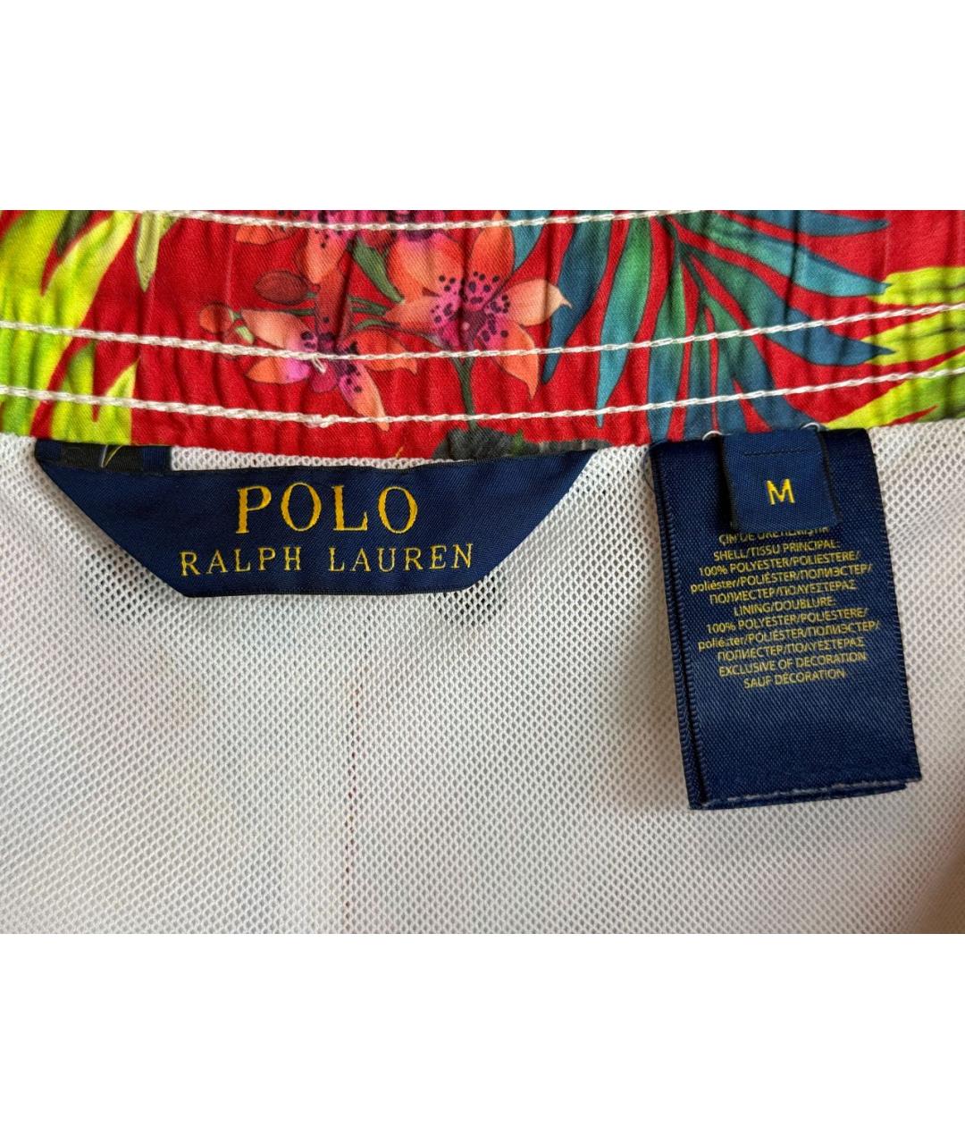 POLO RALPH LAUREN Мульти полиэстеровые шорты, фото 7