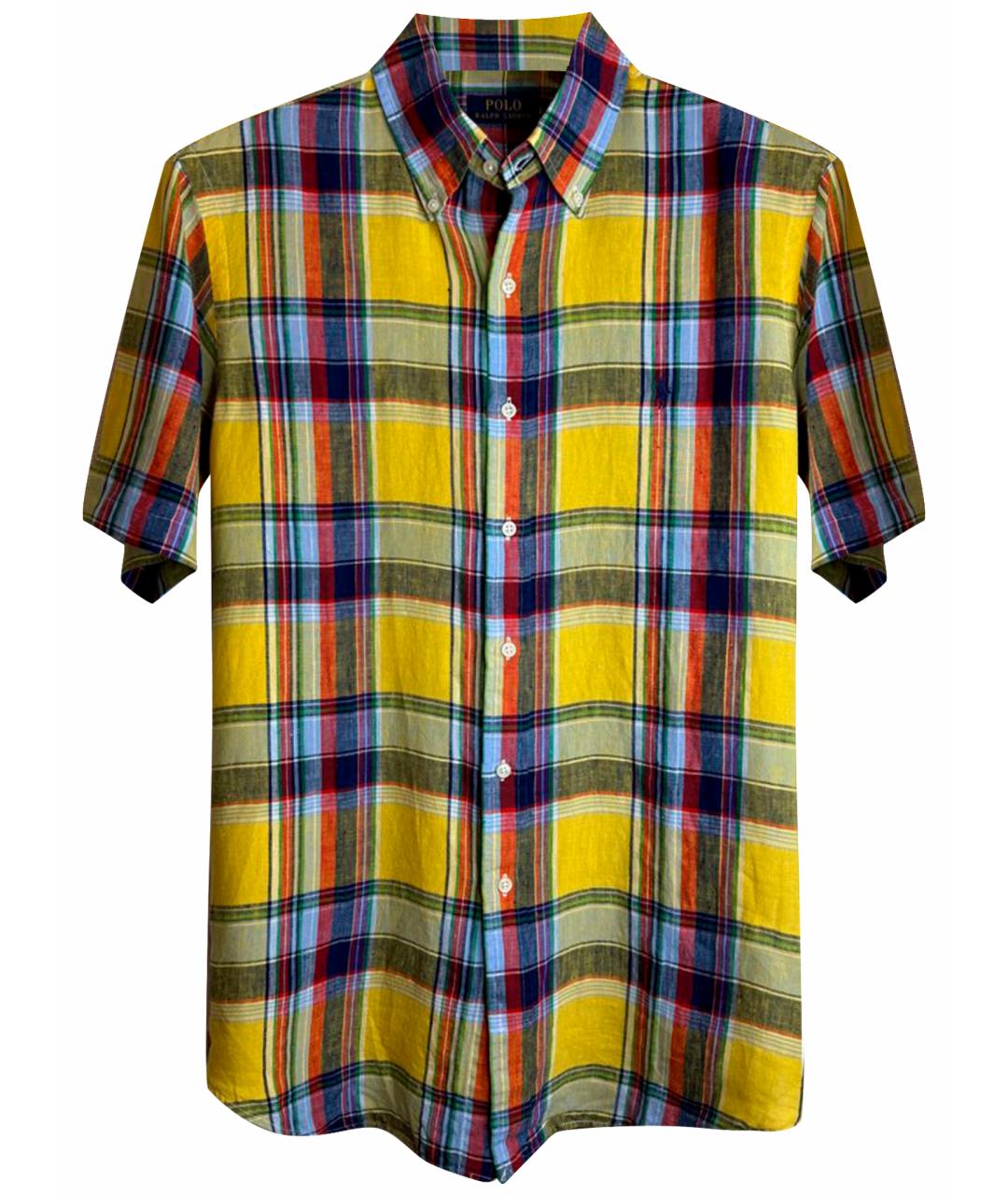 POLO RALPH LAUREN Мульти льняная кэжуал рубашка, фото 1