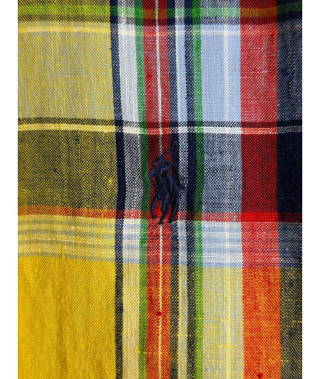 POLO RALPH LAUREN Мульти льняная кэжуал рубашка, фото 5