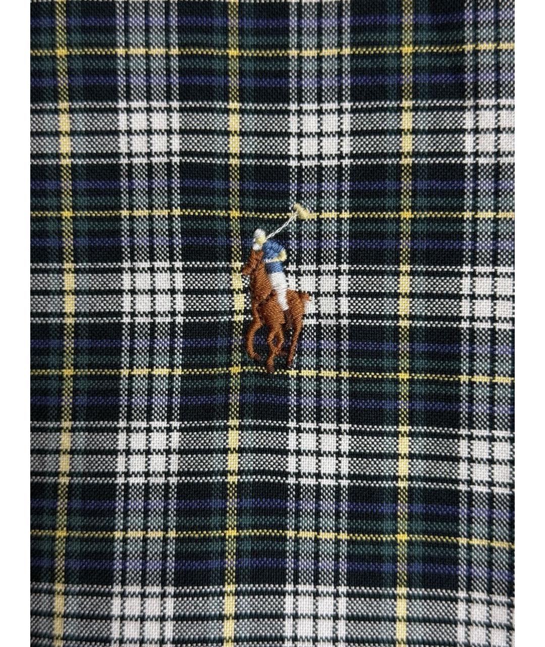 RALPH LAUREN Мульти хлопковая кэжуал рубашка, фото 4