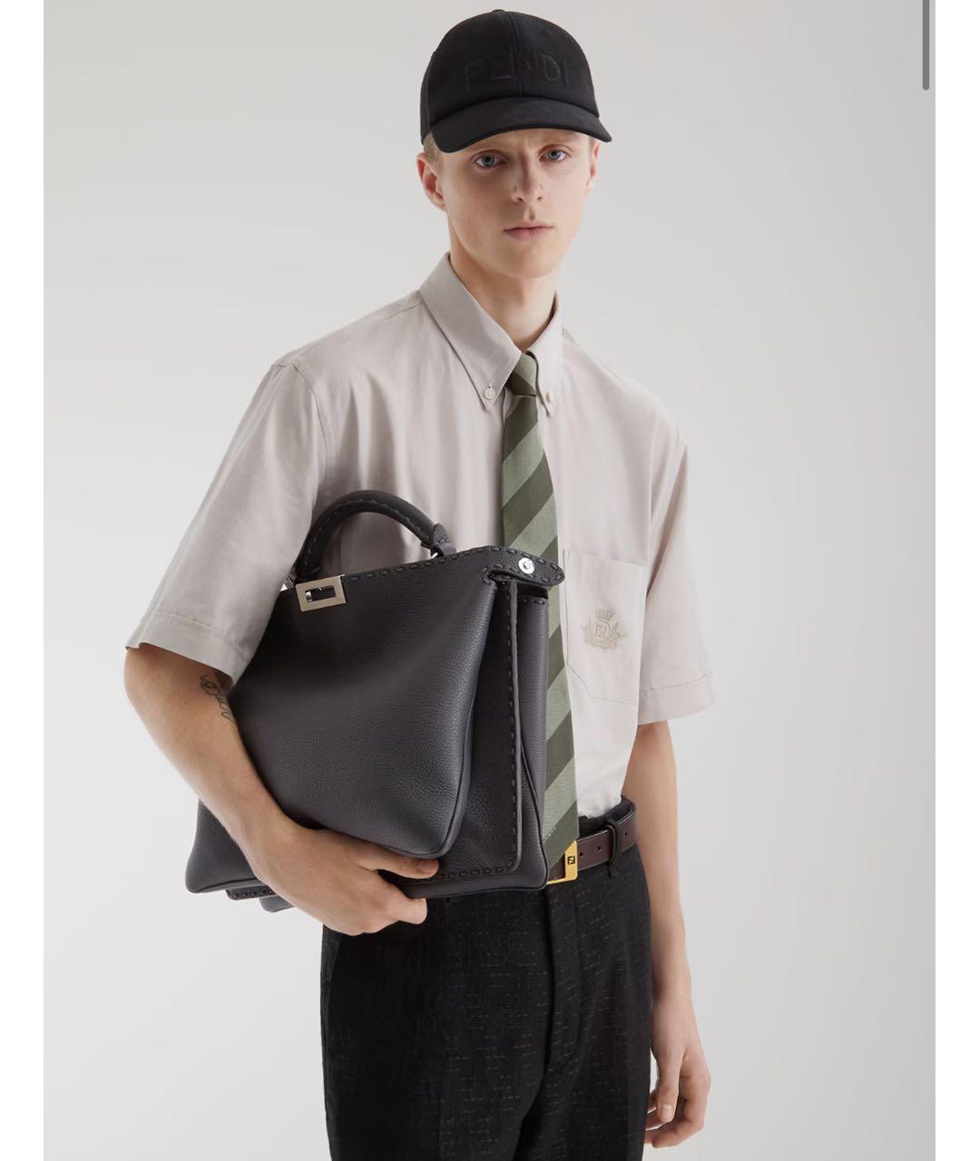 FENDI Черная хлопковая кепка/бейсболка, фото 3