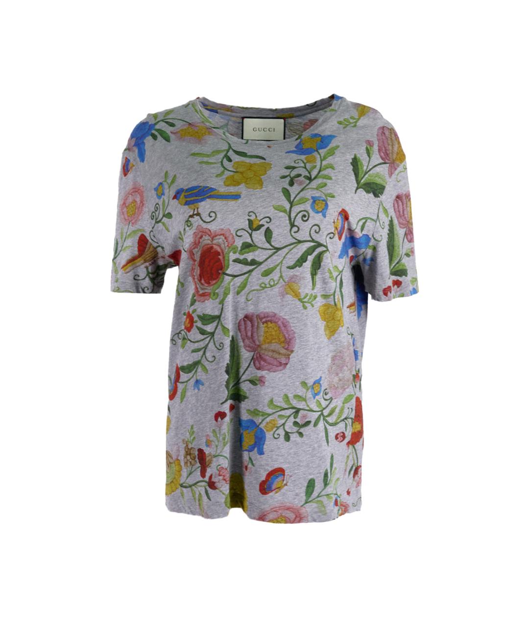 GUCCI Мульти хлопковая футболка, фото 1