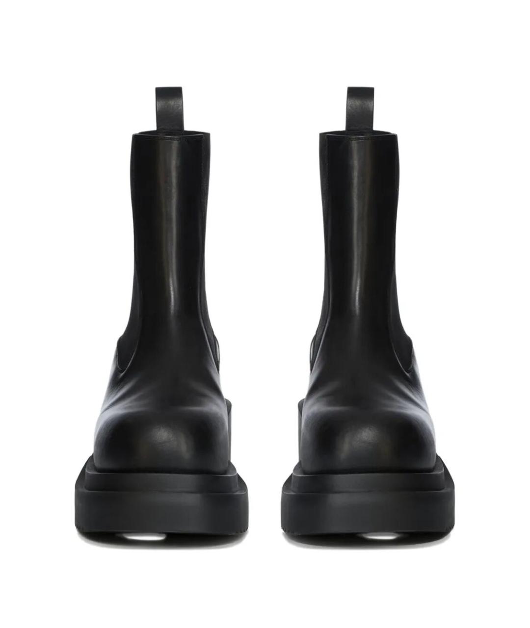 RICK OWENS Черные кожаные ботинки, фото 4