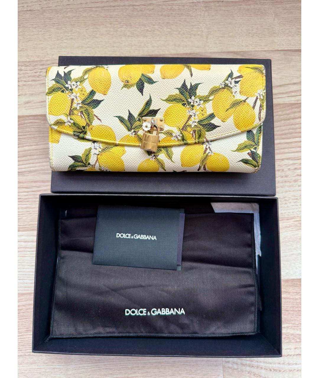 DOLCE&GABBANA Мульти кожаный кошелек, фото 3