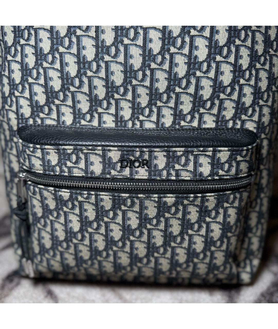CHRISTIAN DIOR Белый кожаный рюкзак, фото 5