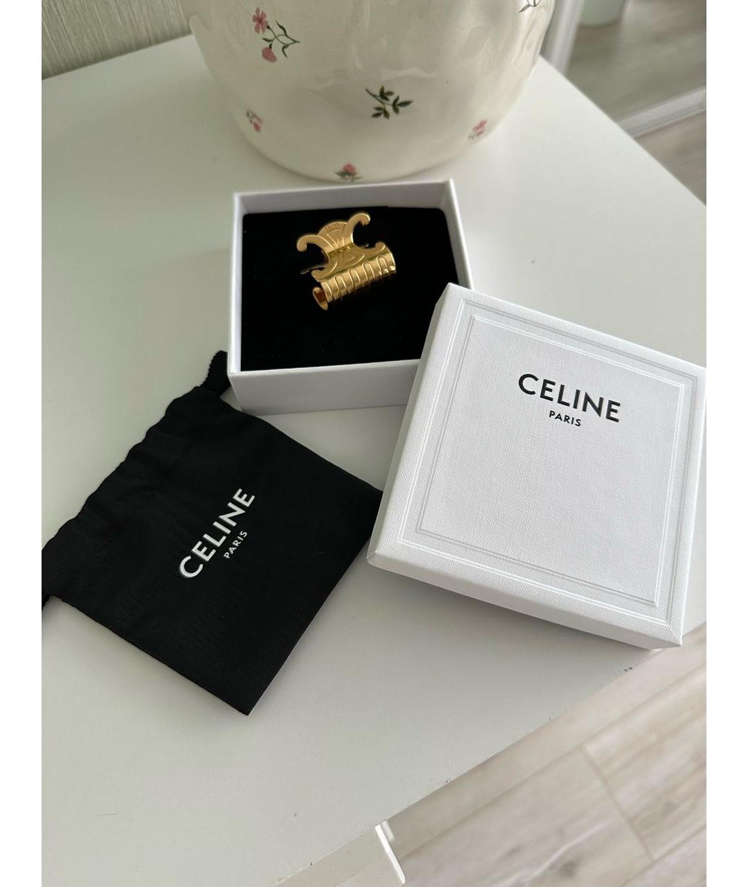 CELINE Золотая заколка, фото 2