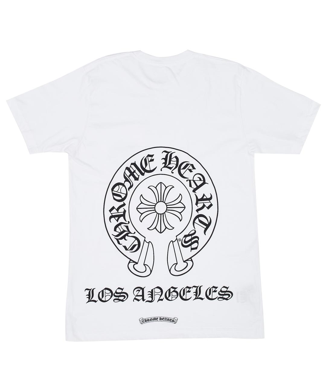 CHROME HEARTS Белая хлопковая футболка, фото 2