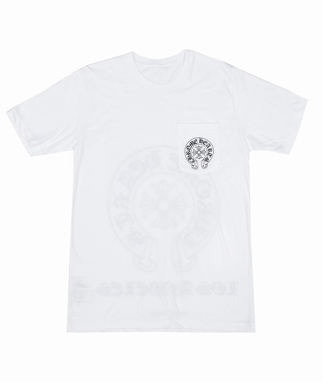 CHROME HEARTS Белая хлопковая футболка, фото 1
