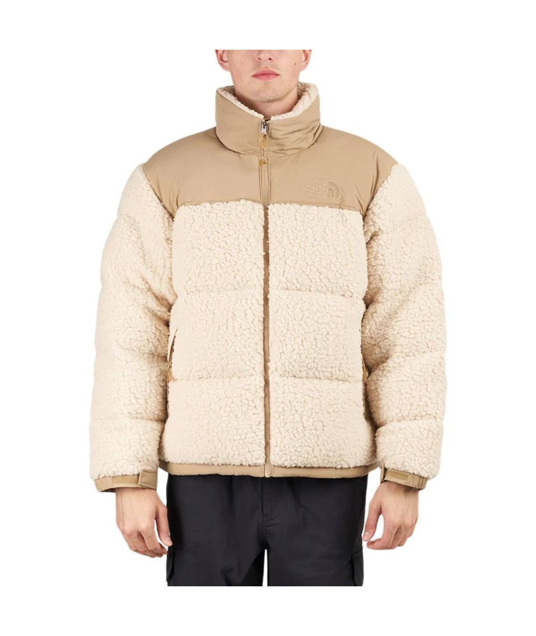 THE NORTH FACE Бежевый пуховик, фото 2