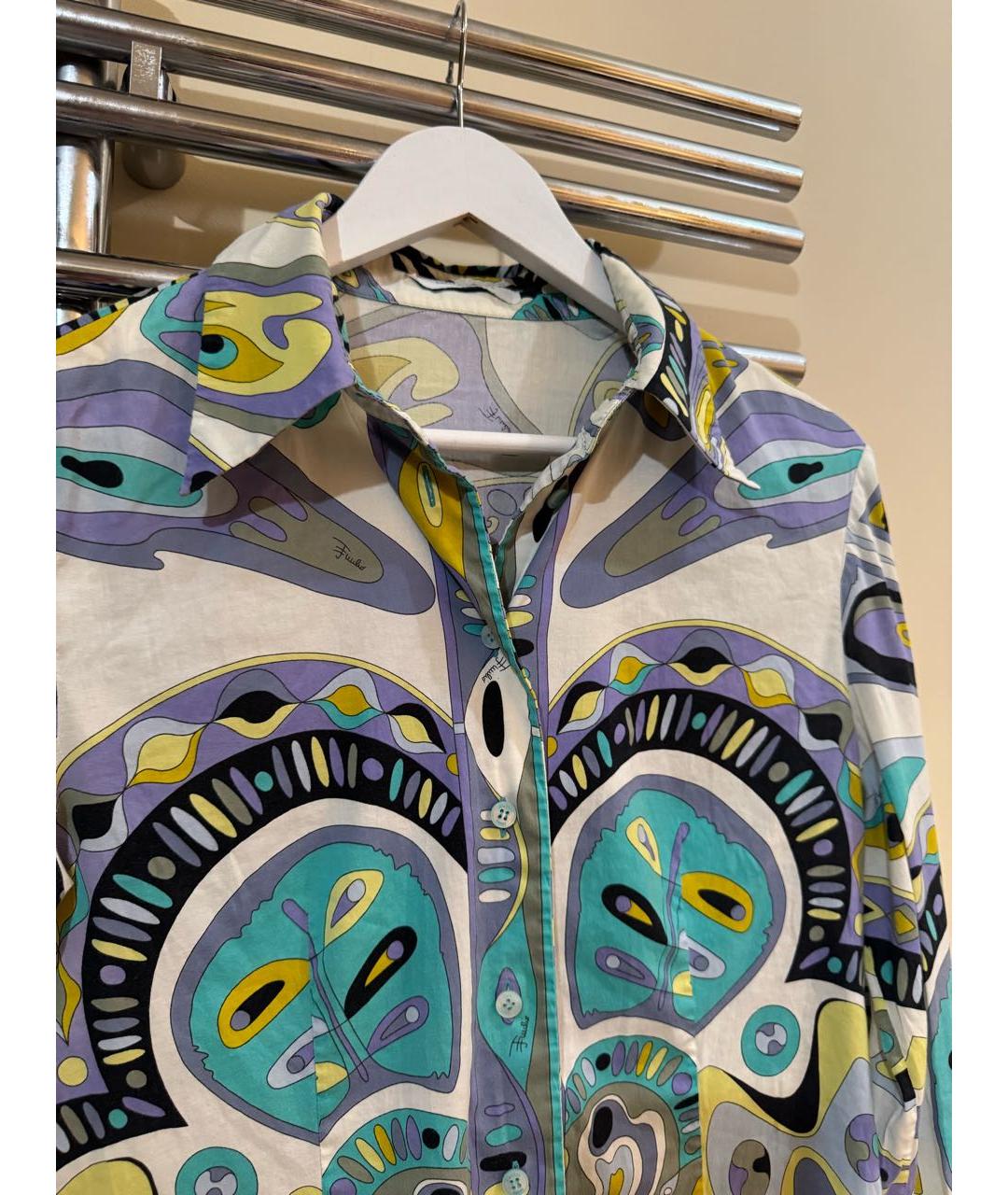 EMILIO PUCCI Мульти хлопковая рубашка, фото 2