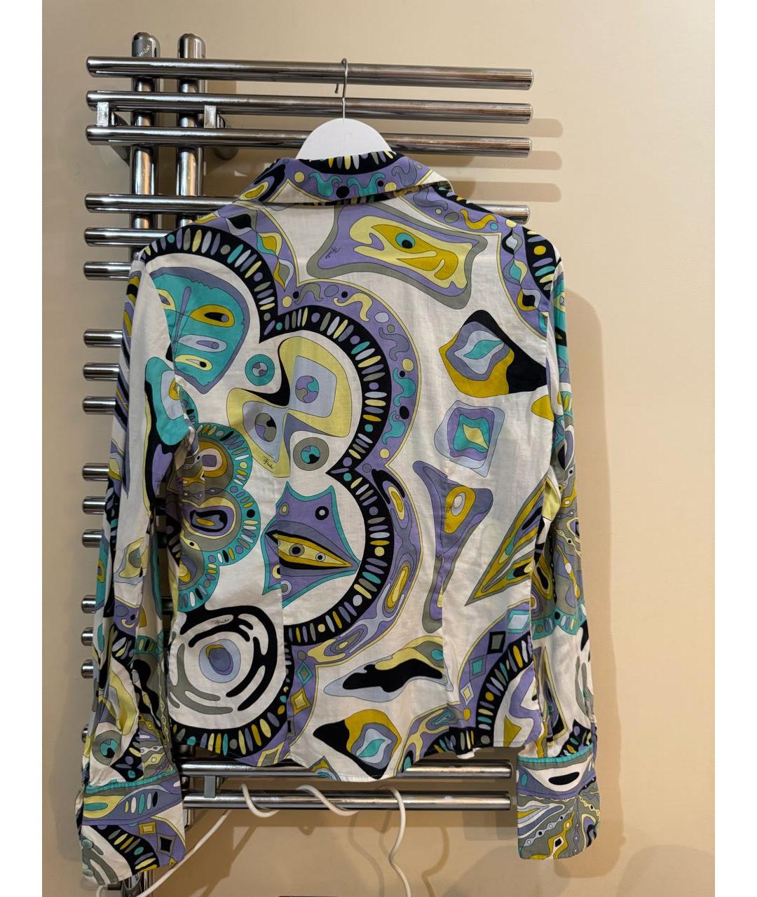 EMILIO PUCCI Мульти хлопковая рубашка, фото 3