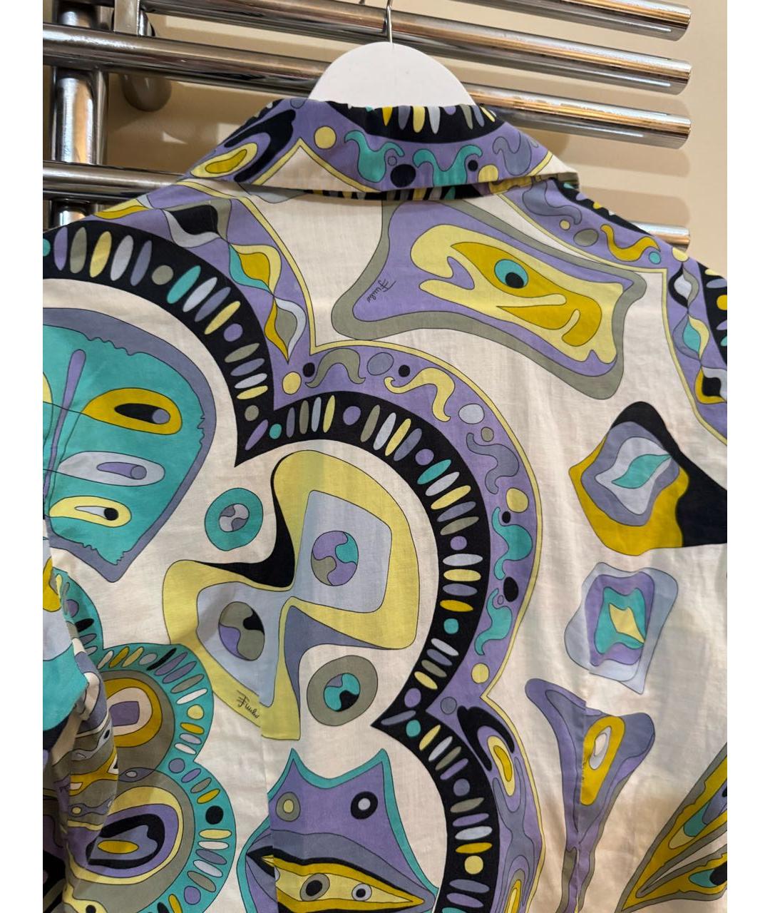 EMILIO PUCCI Мульти хлопковая рубашка, фото 4