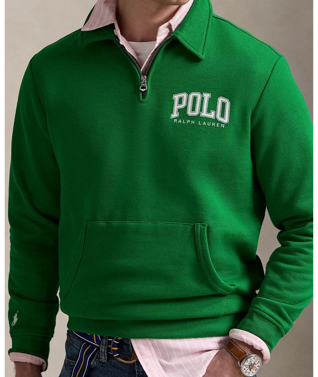 POLO RALPH LAUREN Зеленые поло с коротким рукавом, фото 3