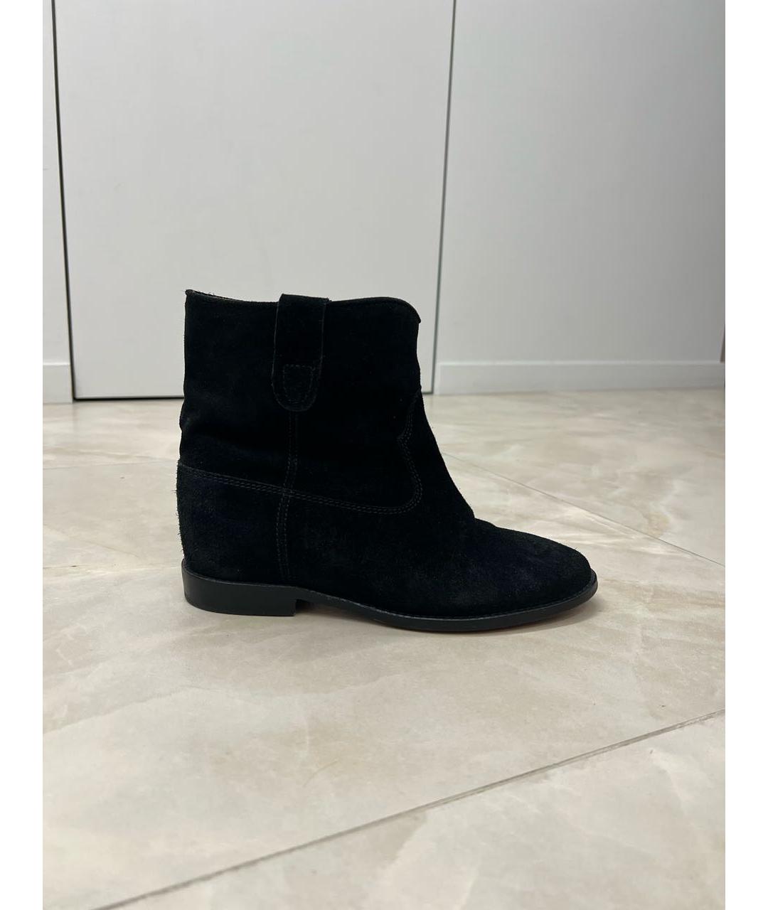 ISABEL MARANT Черные замшевые полусапоги, фото 6