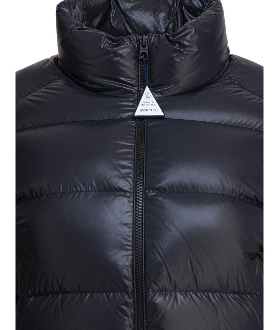 MONCLER Черная полиамидовая куртка, фото 3