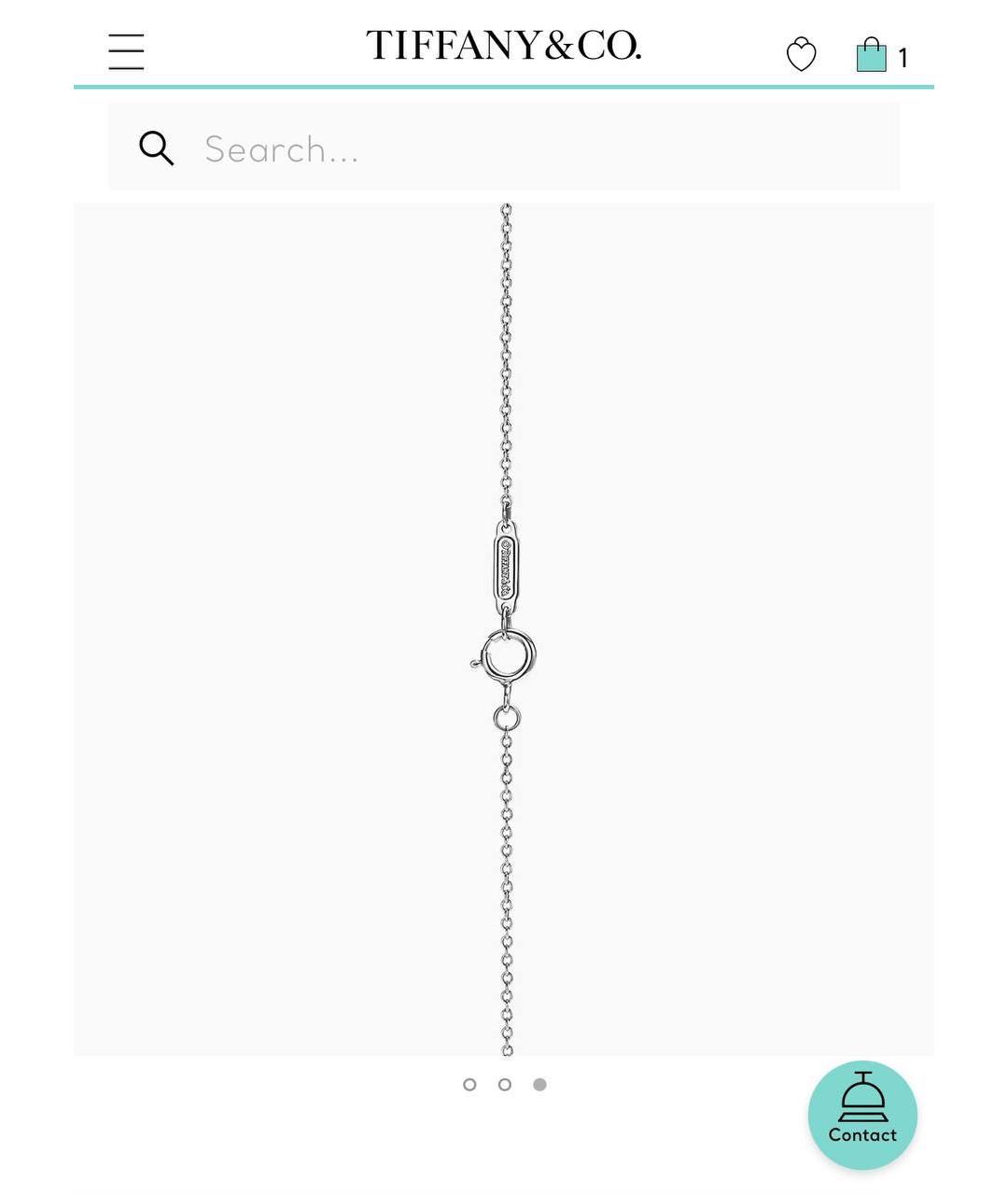 TIFFANY&CO Серебряная серебряная цепочка, фото 2