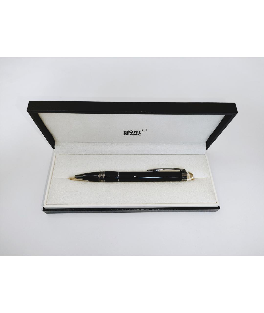 MONTBLANC Черная пластиковая шариковая ручка, фото 6