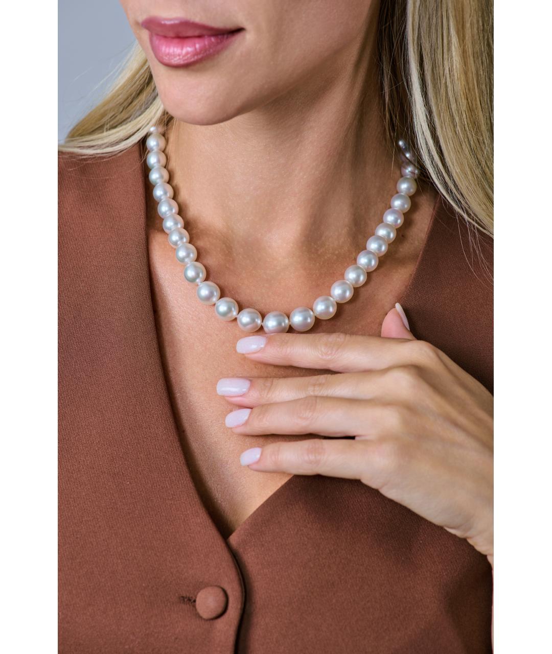 Mikimoto Белое жемчужное колье, фото 2