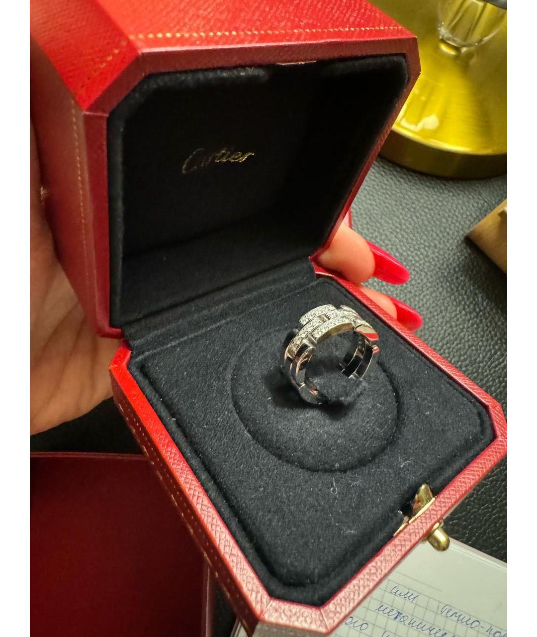 CARTIER Серебряное кольцо из белого золота, фото 2