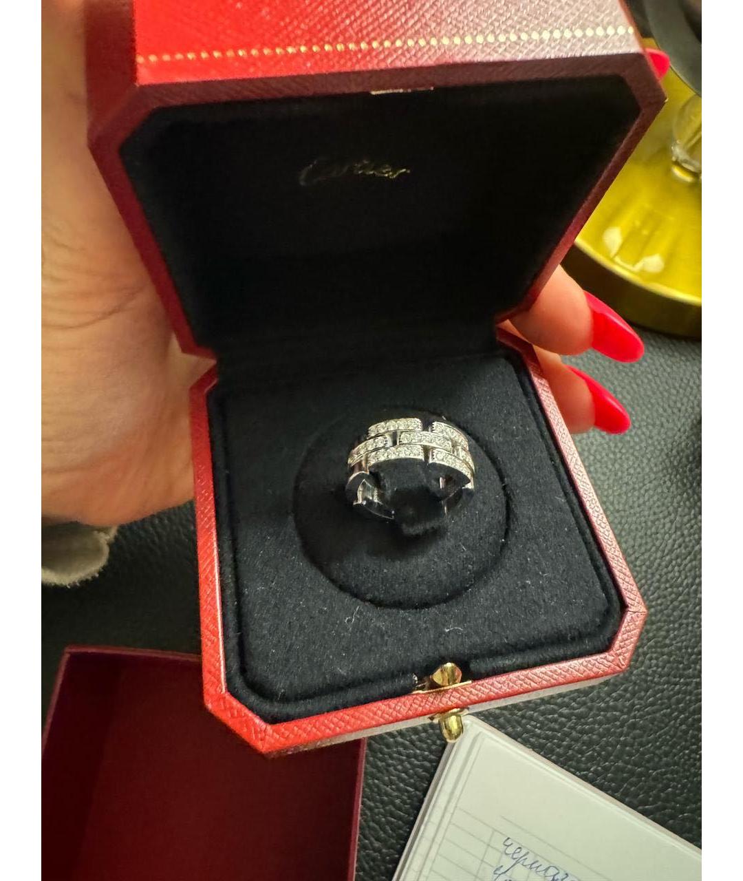 CARTIER Серебряное кольцо из белого золота, фото 5