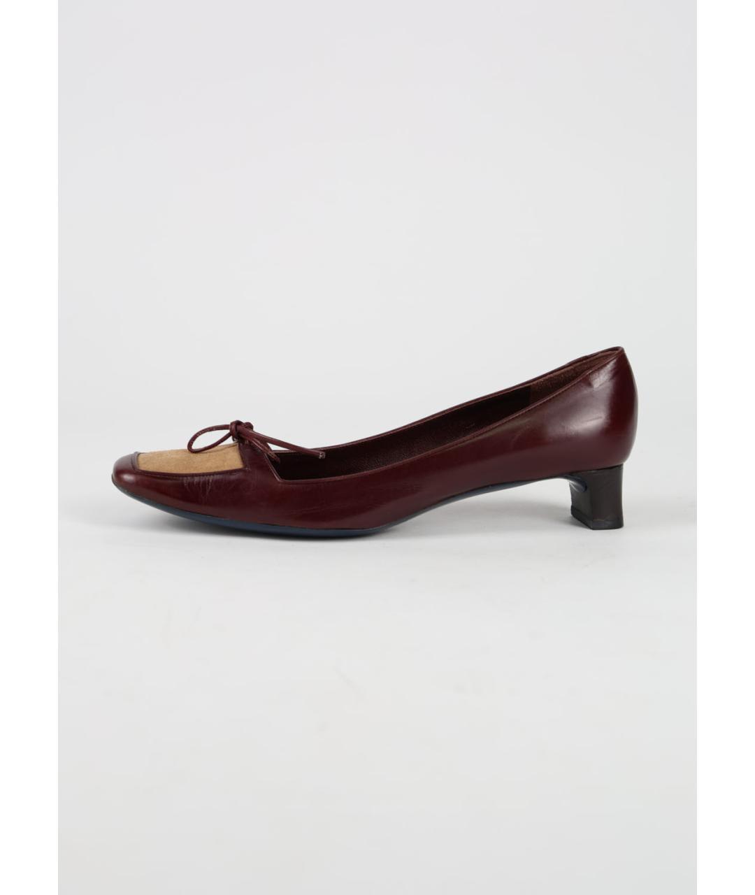 MARC JACOBS Фиолетовые кожаные туфли, фото 7
