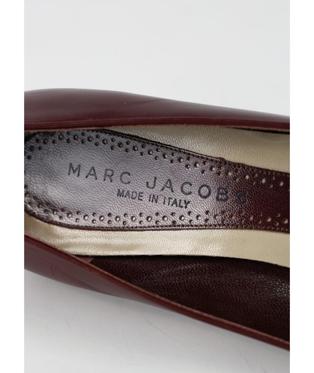 MARC JACOBS Фиолетовые кожаные туфли, фото 5