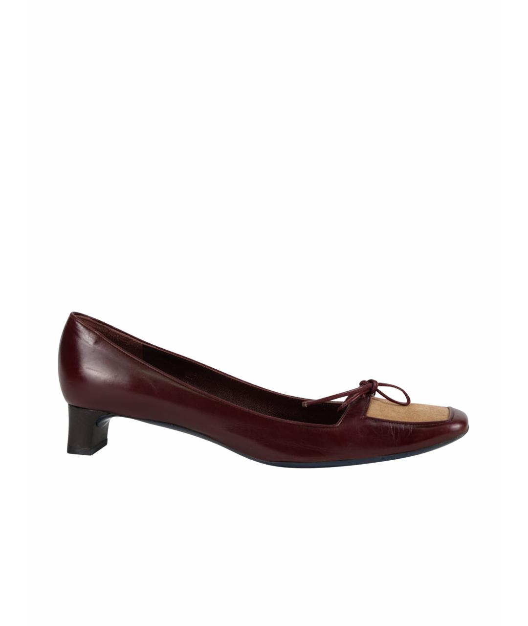 MARC JACOBS Фиолетовые кожаные туфли, фото 1