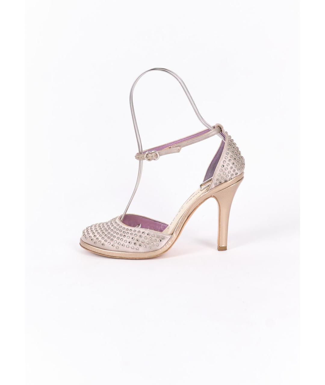 MARC JACOBS Серые текстильные туфли, фото 7