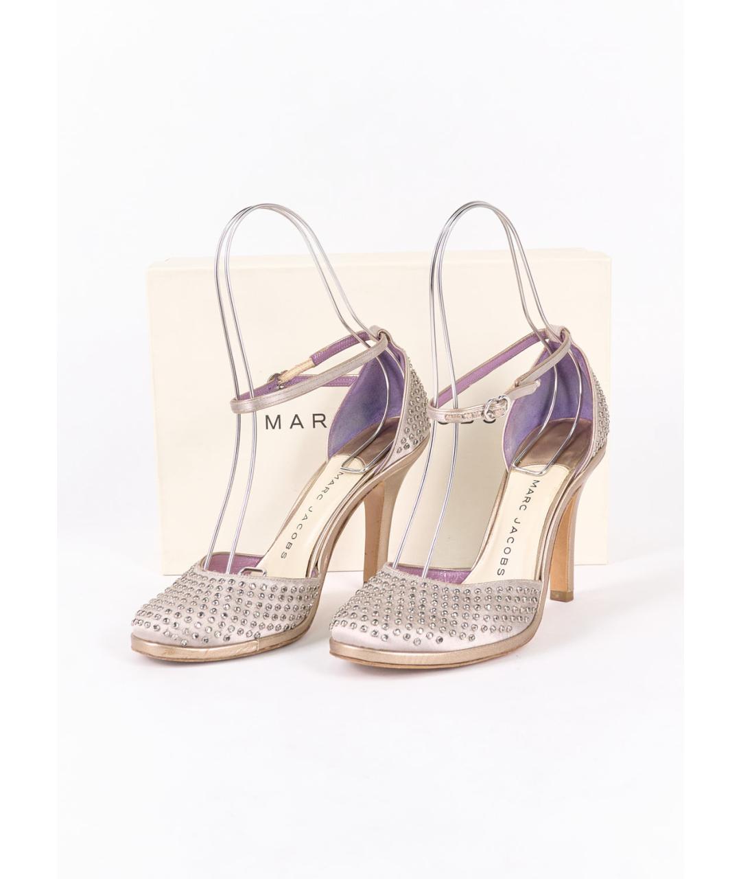 MARC JACOBS Серые текстильные туфли, фото 5
