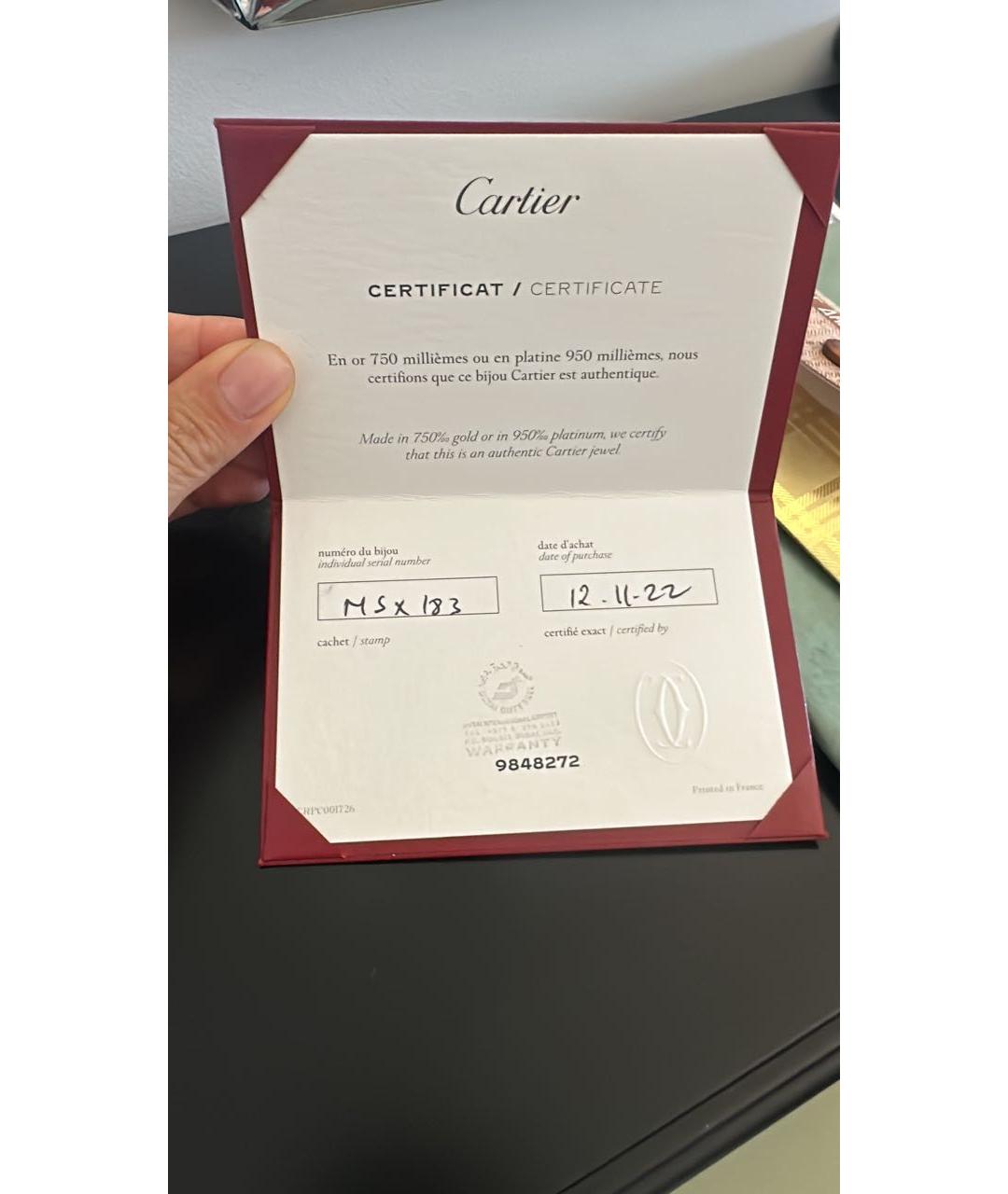 CARTIER Желтое колье из желтого золота, фото 3