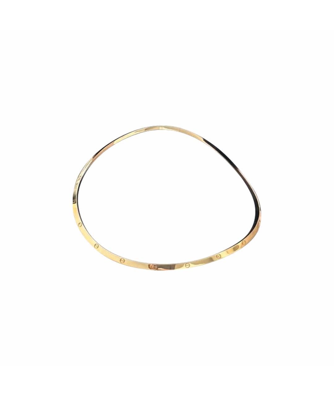 CARTIER Желтое колье из желтого золота, фото 1