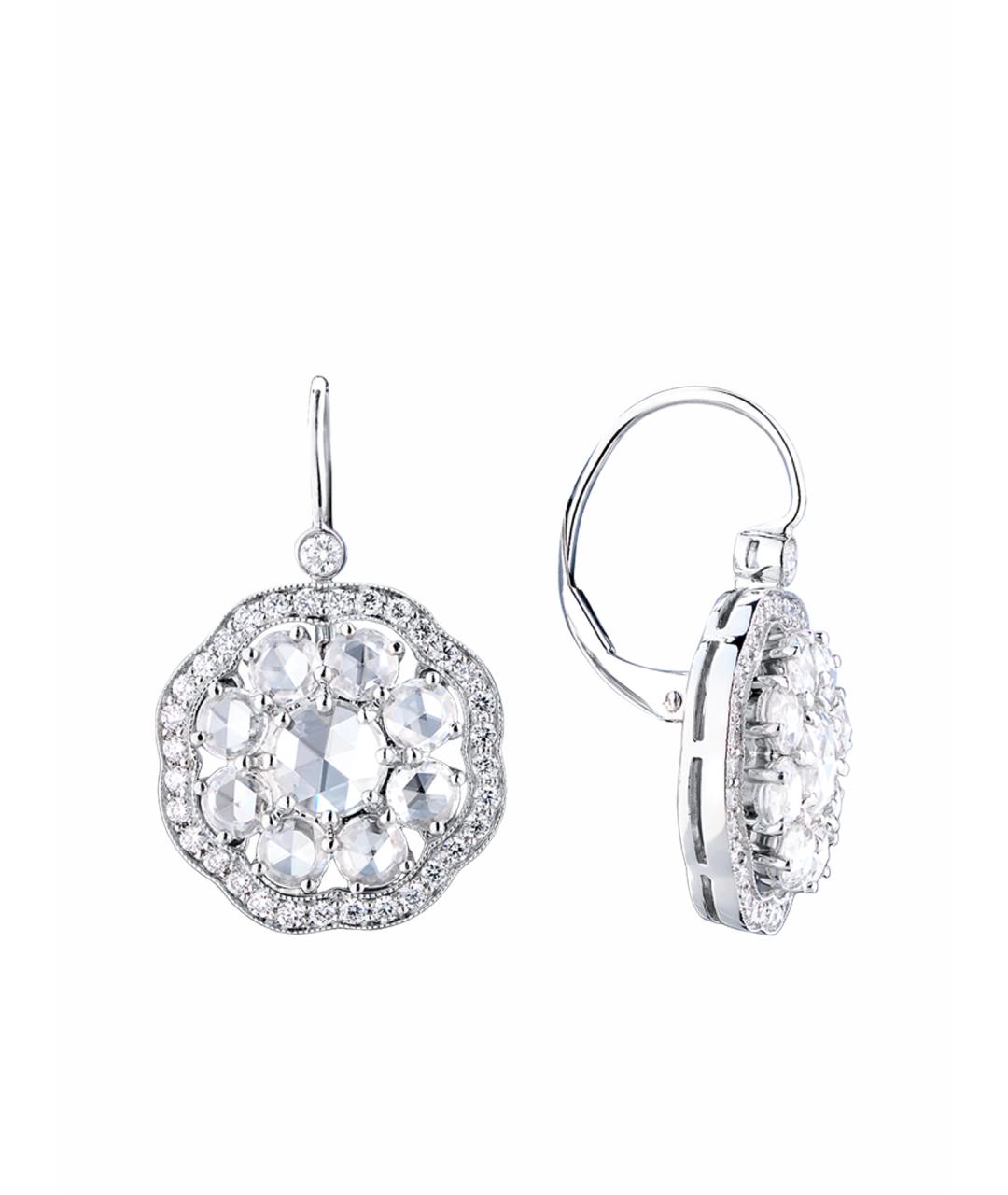 TIFFANY&CO Платиновые серьги, фото 1
