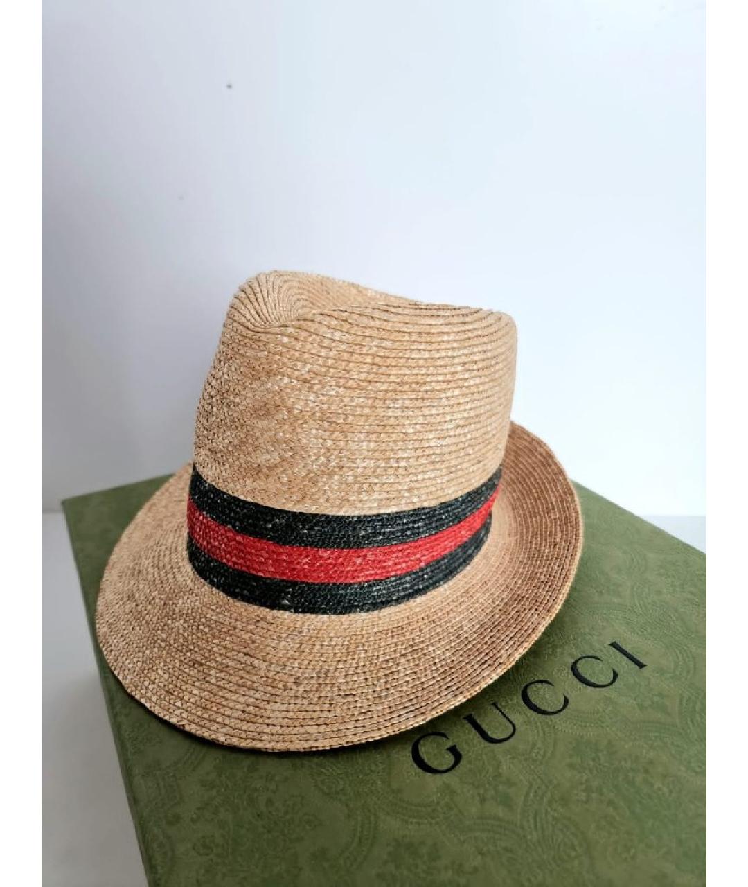 GUCCI Коричневая шляпа, фото 9