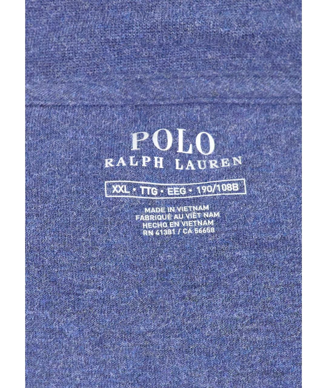 POLO RALPH LAUREN Синий хлопковый джемпер / свитер, фото 5