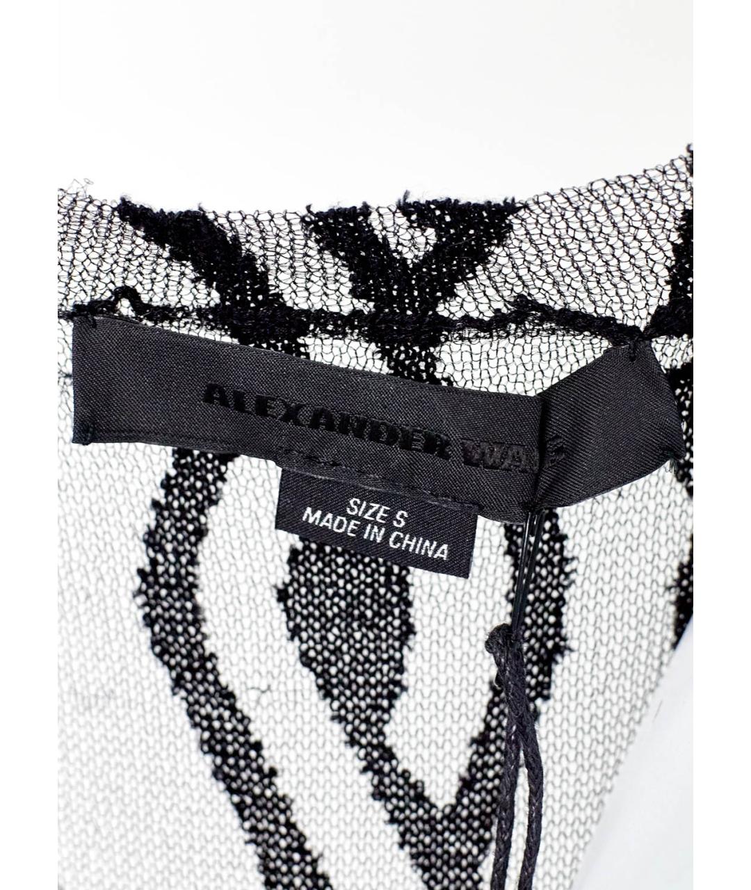 ALEXANDER WANG Черная вискозная майка, фото 5