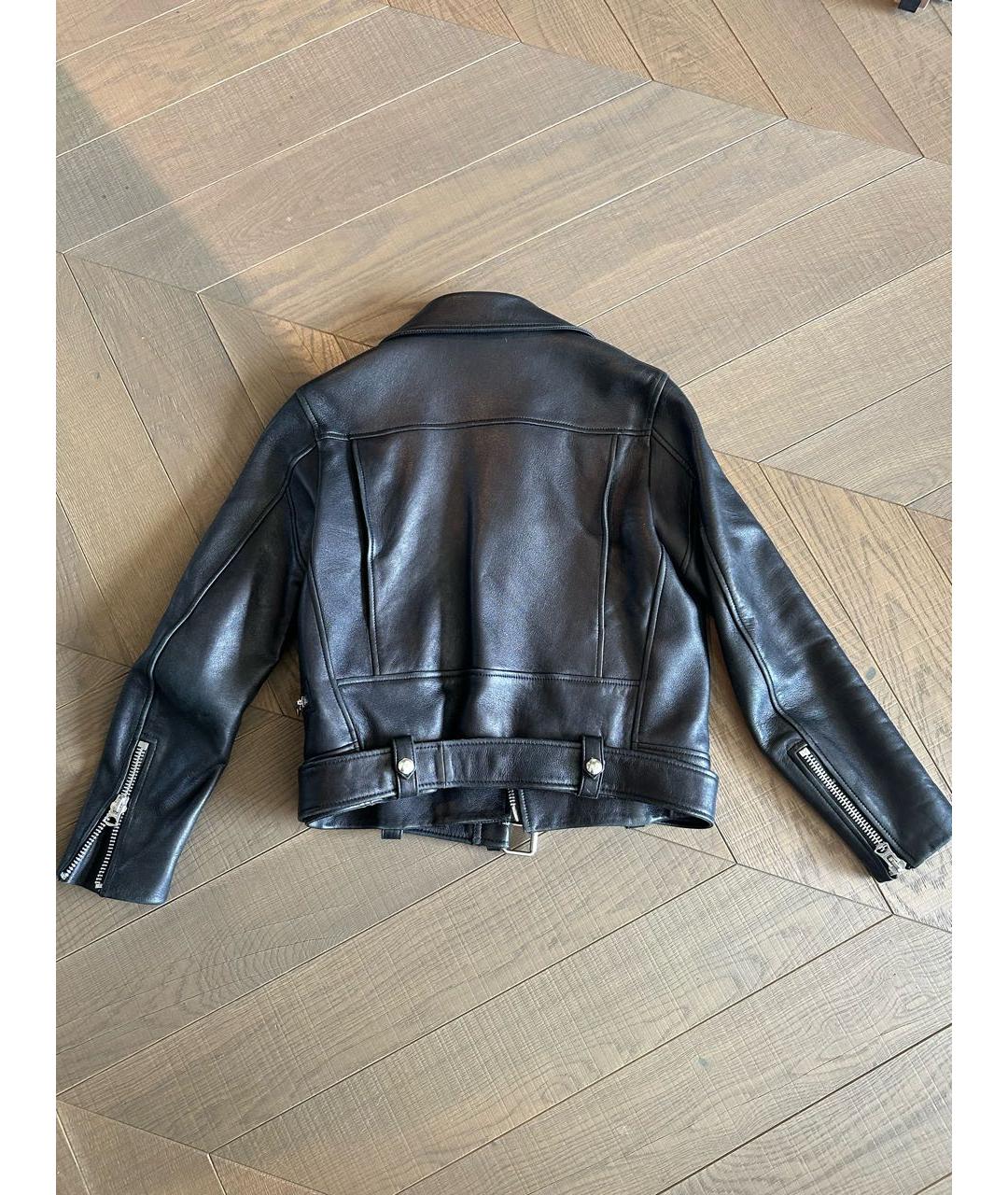 ACNE STUDIOS Черная кожаная куртка, фото 2