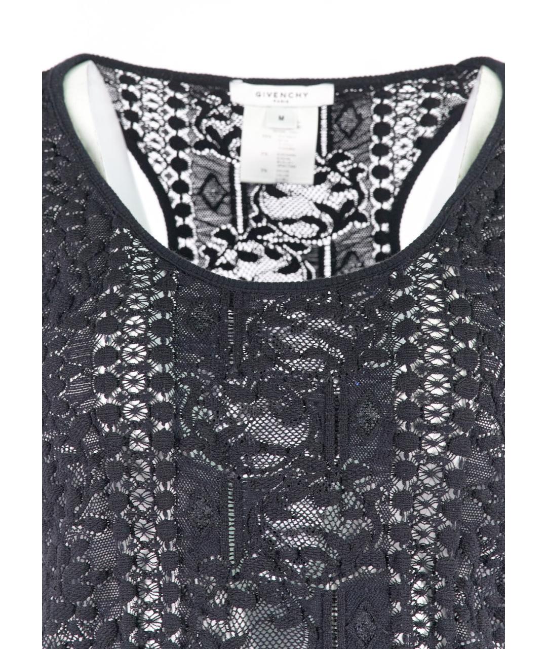 GIVENCHY Черная полиамидовая майка, фото 3