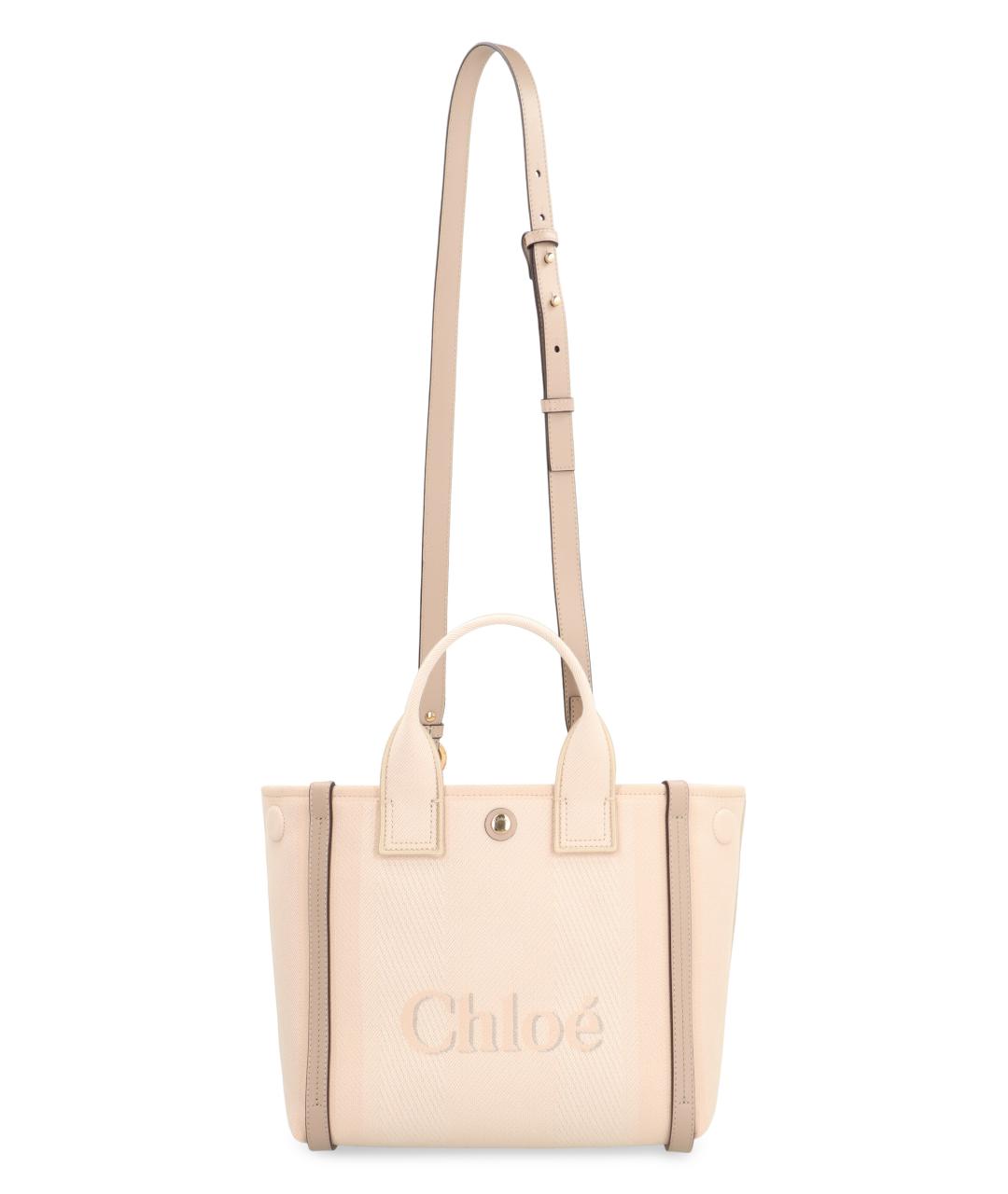 CHLOE Бежевая сумка тоут, фото 3