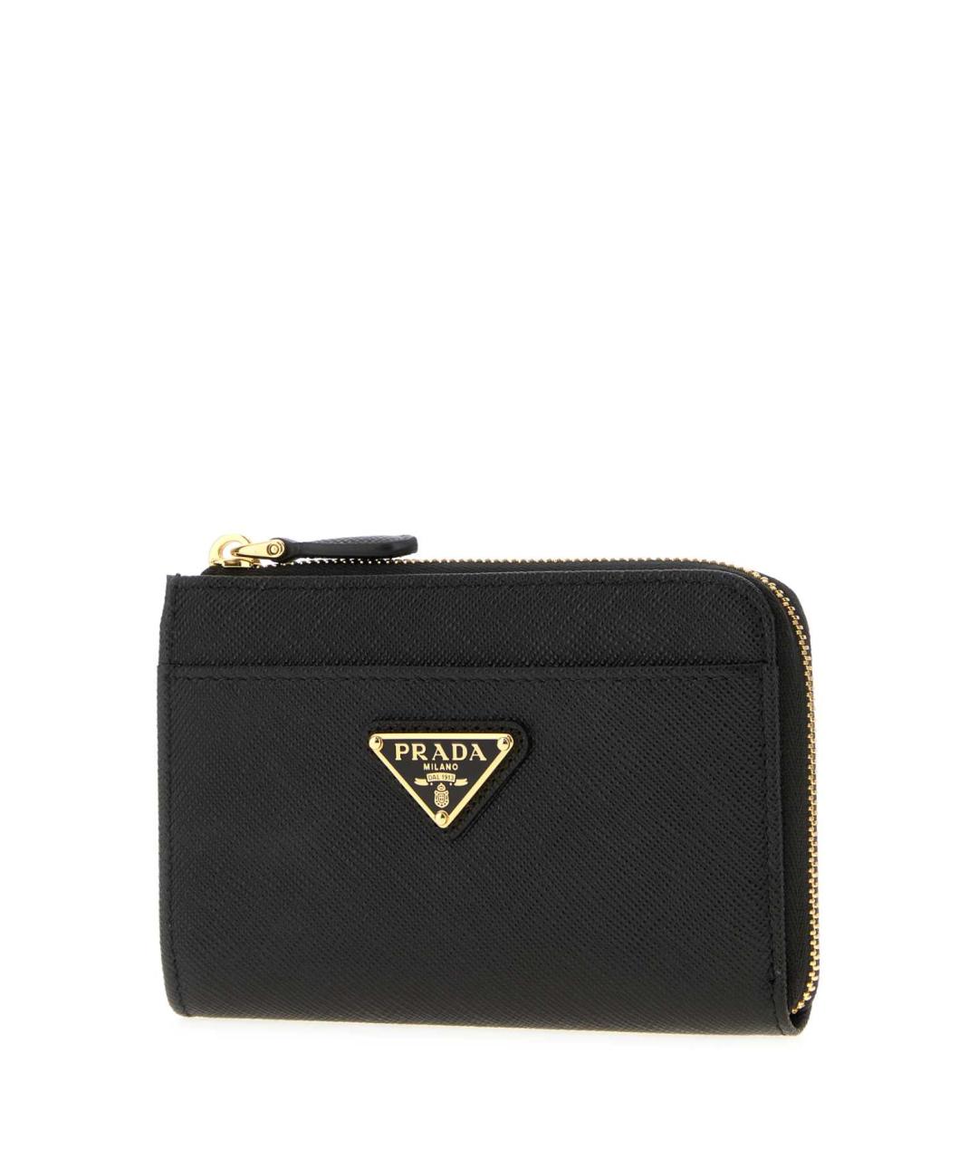 PRADA Черный кожаный кошелек, фото 2