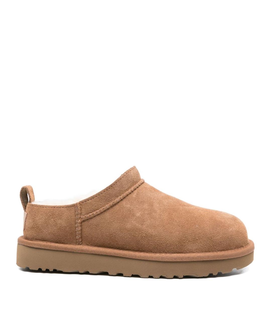 UGG AUSTRALIA Бежевые замшевые сабо, фото 1