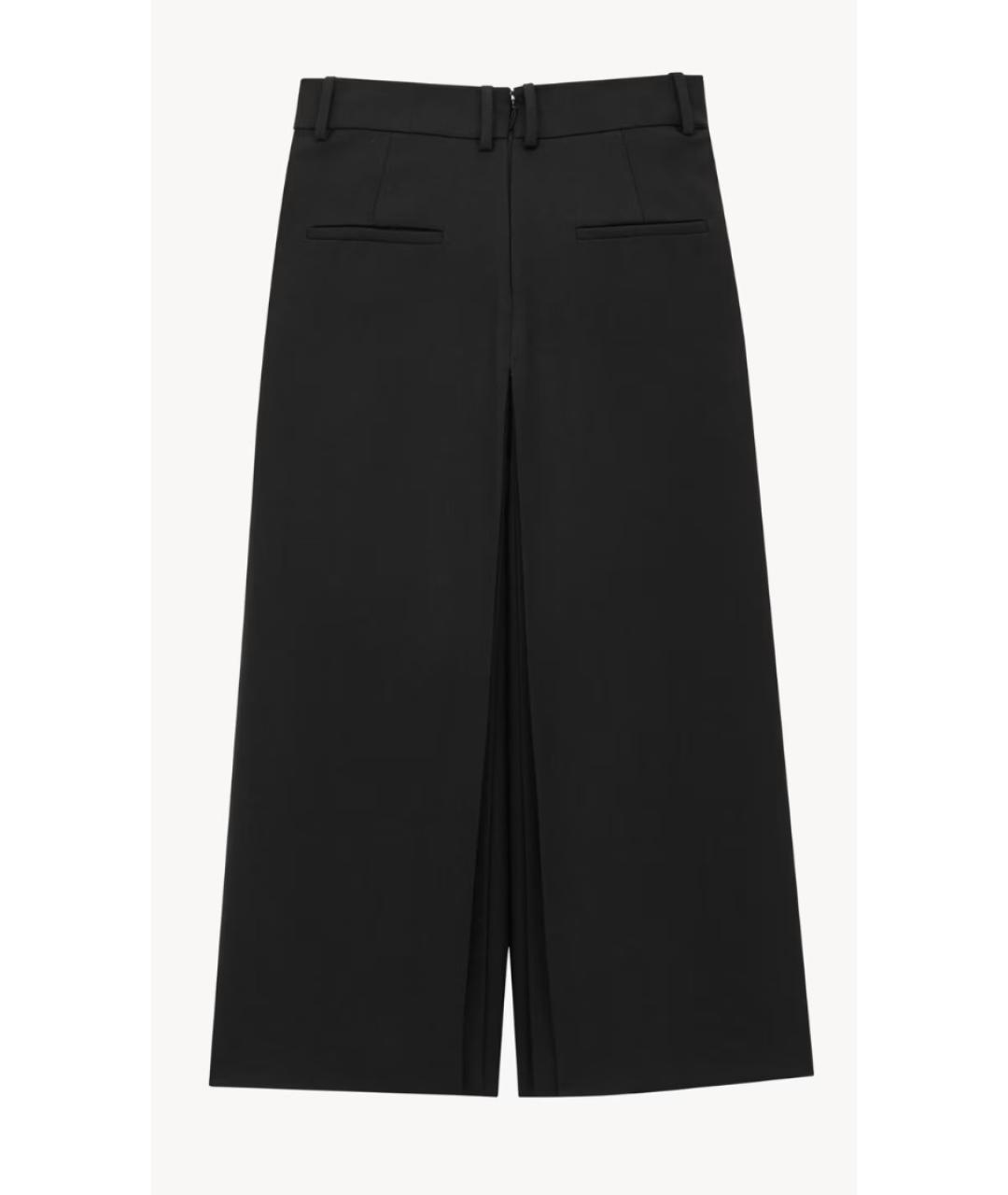 SAINT LAURENT Черные шерстяные кюлоты, фото 7
